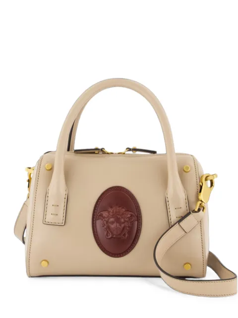 Versace Roomy small leather Boston bag