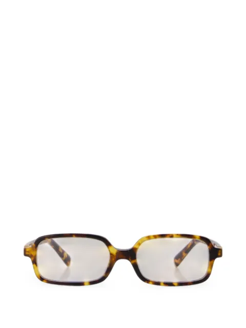 Miu Miu Eyewear tortoiseshell-effect rectangle-frame sunglasses
