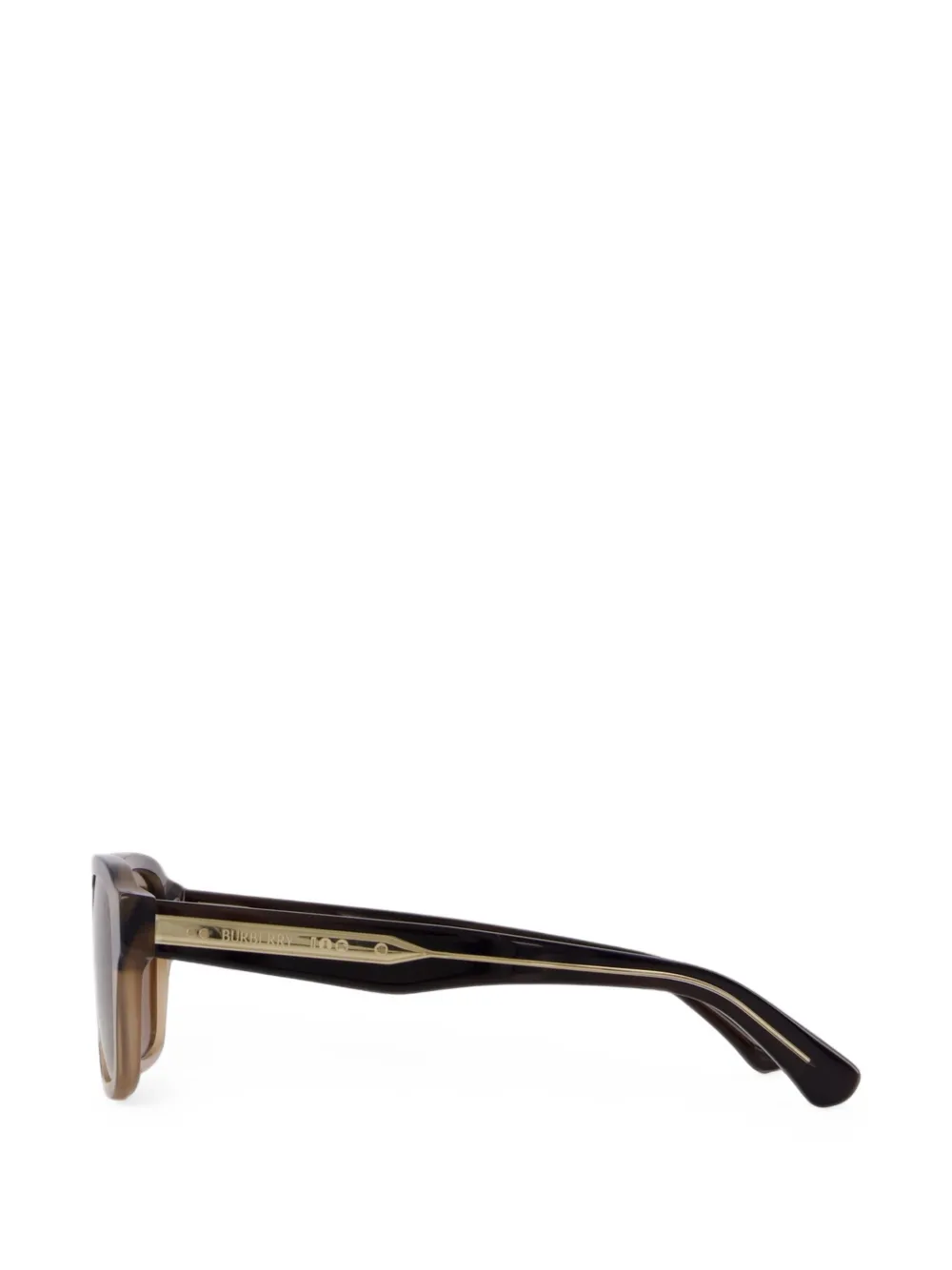 Burberry Eyewear Zonnebril met vierkant montuur Bruin