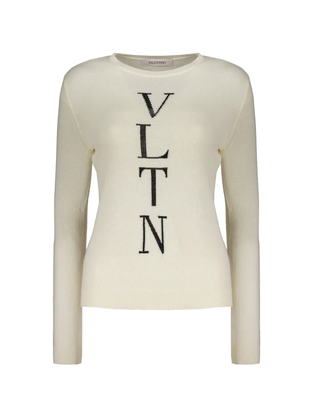 Valentino Garavani VLTN logo-intarsia sweater - Neutrals