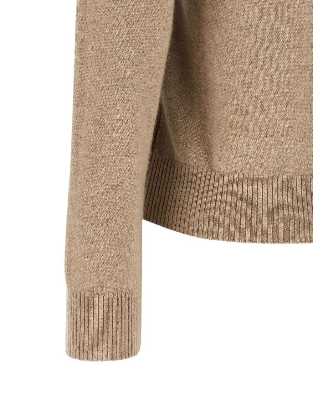 Ballantyne argyle-intarsia cashmere sweater Beige