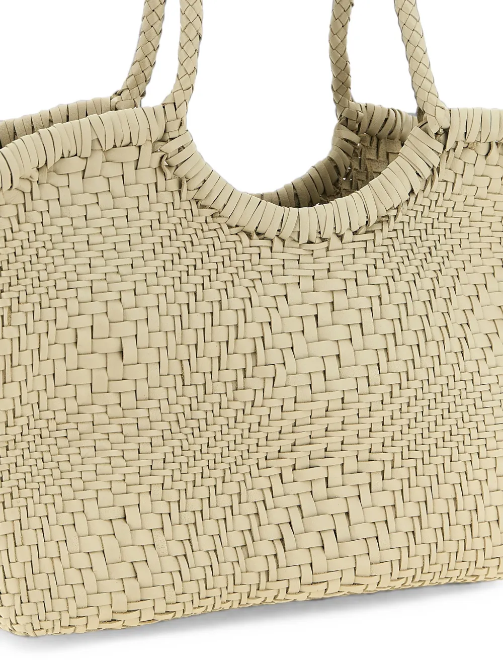 DRAGON DIFFUSION Nantucket Optical leren shopper Beige