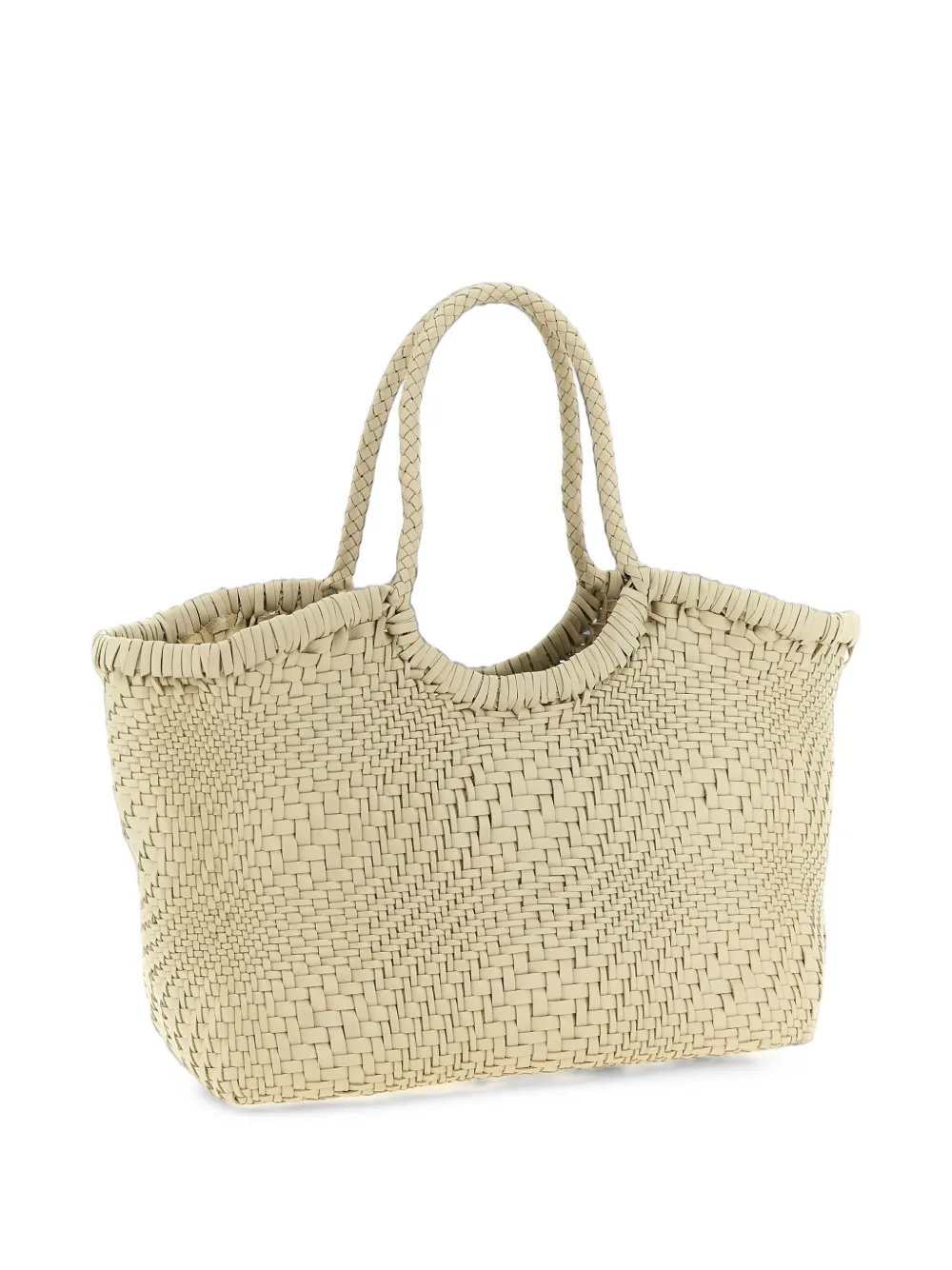 DRAGON DIFFUSION Nantucket Optical leren shopper Beige
