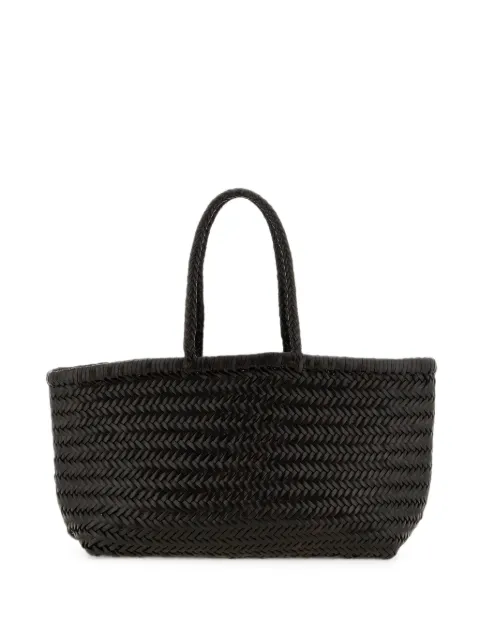 DRAGON DIFFUSION big Bamboo Triple Jump woven leather shoulder bag