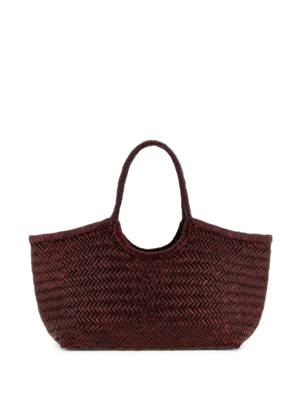 DRAGON DIFFUSION big Nantucket woven leather shoulder bag