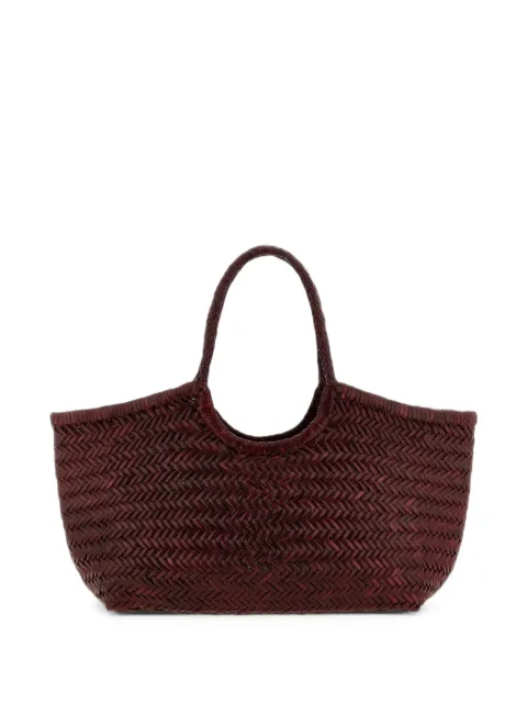 DRAGON DIFFUSION big Nantucket woven leather shoulder bag