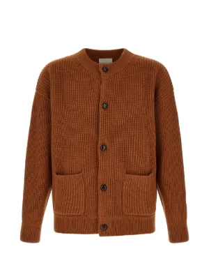 Cmmn Swdn Einar クロシェニット カーディガン | ブラウン | FARFETCH JP