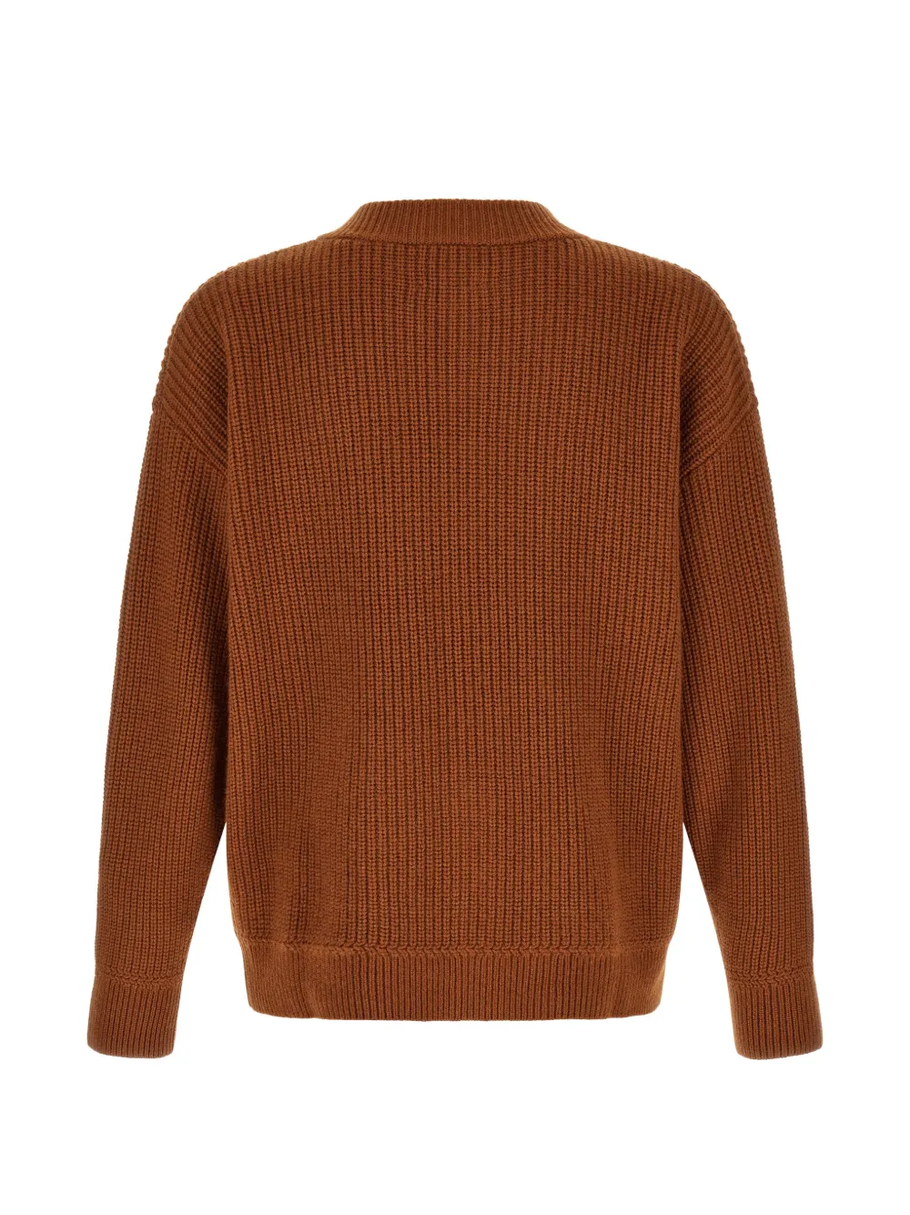 MARANT Mael ribgebreid vest Bruin
