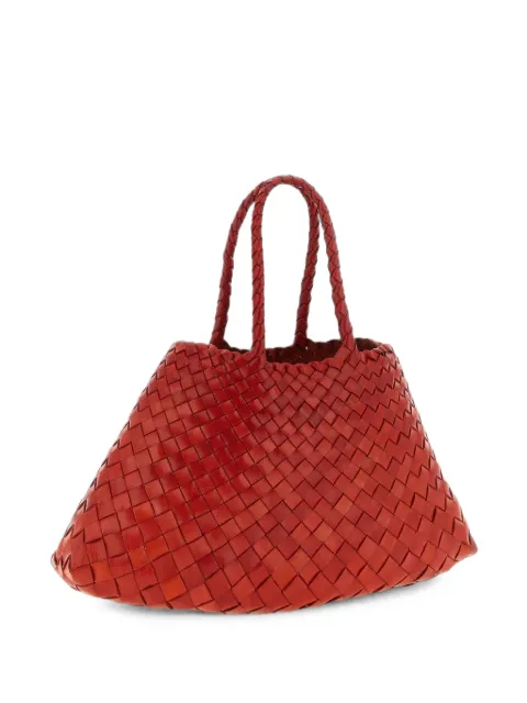 DRAGON DIFFUSION small Santa Croce woven tote bag