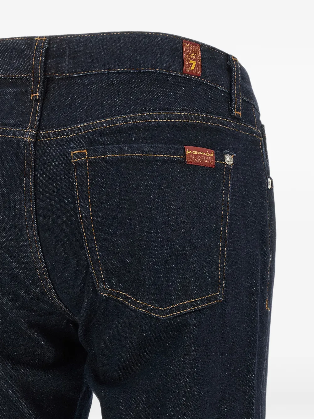 7 For All Mankind Low Cigarette jeans Blauw