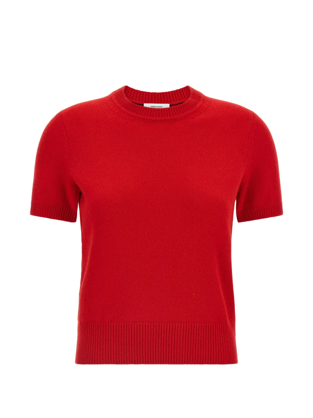 Ferragamo cashmere T-shirt - Rosso