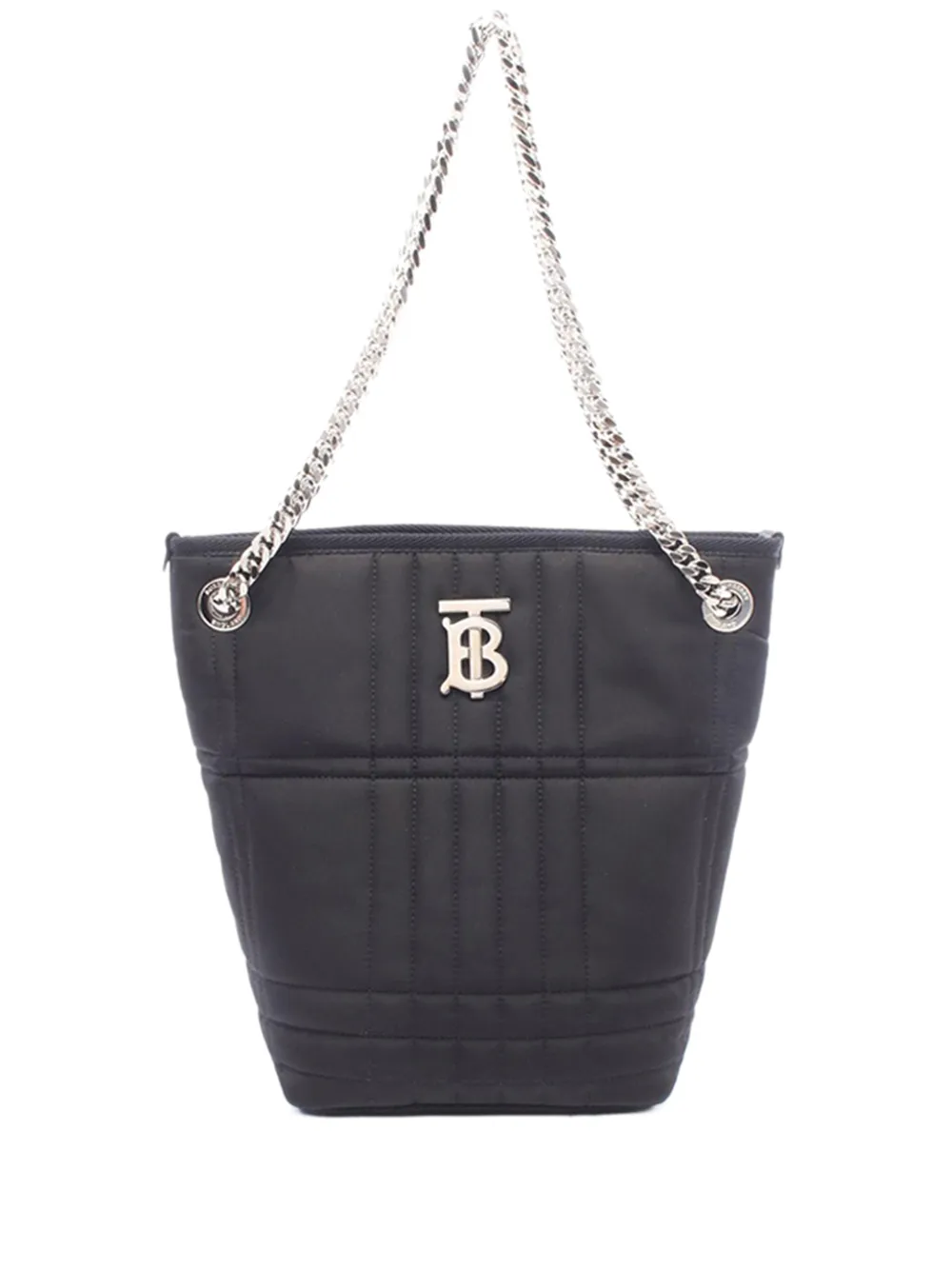Burberry Pre-Owned 2018-2023 Small Nylon Laura bucket bag - Nero
