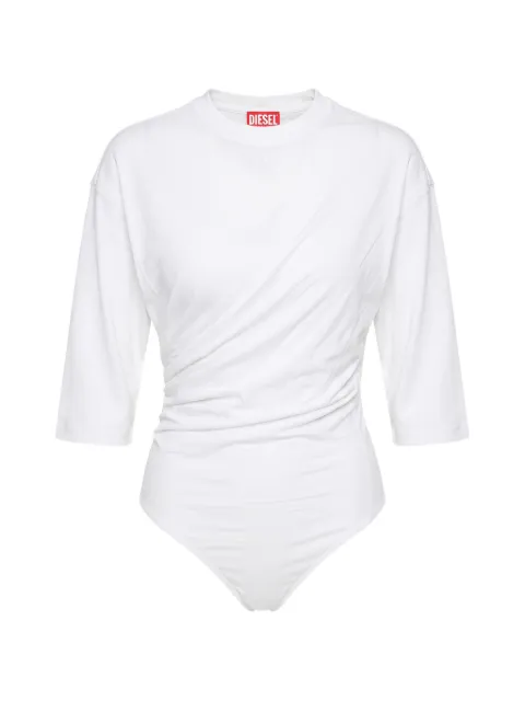 Diesel ruched three-quarter sleeve bodysuit