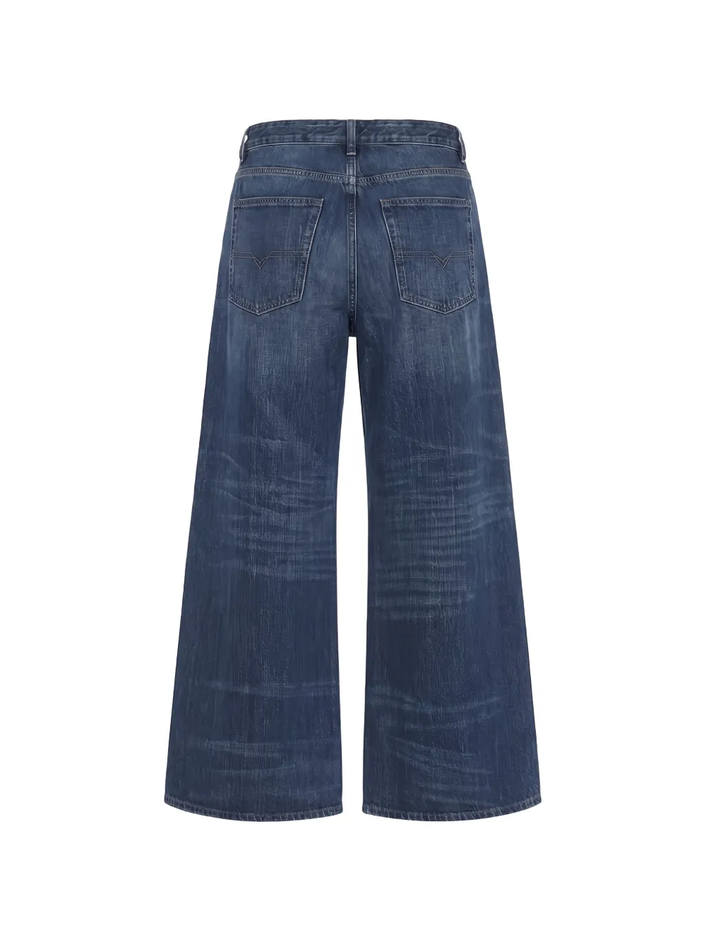 Diesel Jeans met wijde pijpen Blauw