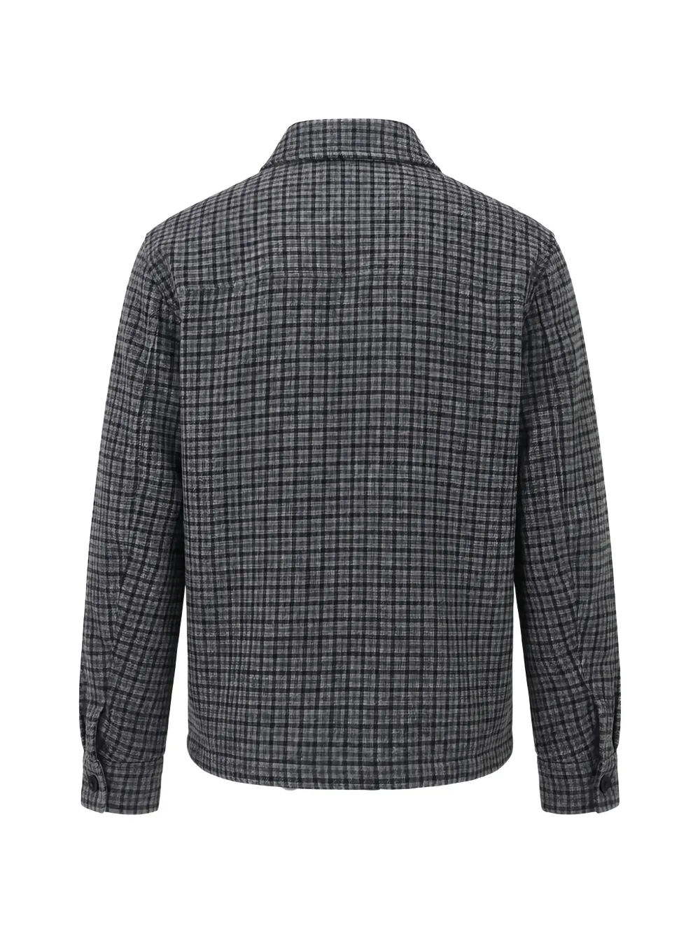 Moncler Geruit shirtjack Grijs
