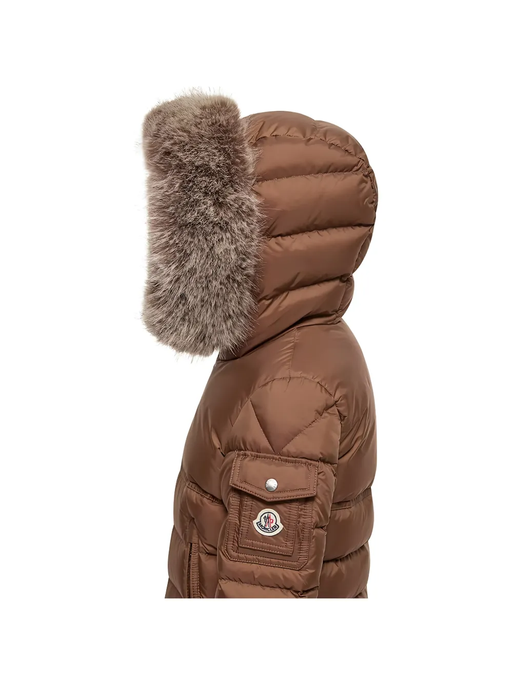 Moncler Enfant New Byron donsjack Bruin