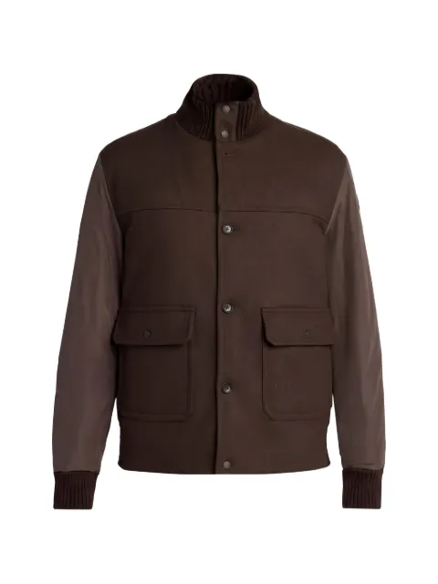 Moncler panelled quilted jacket