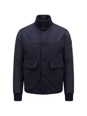 Moncler zip-front Jacket | Blue | FARFETCH