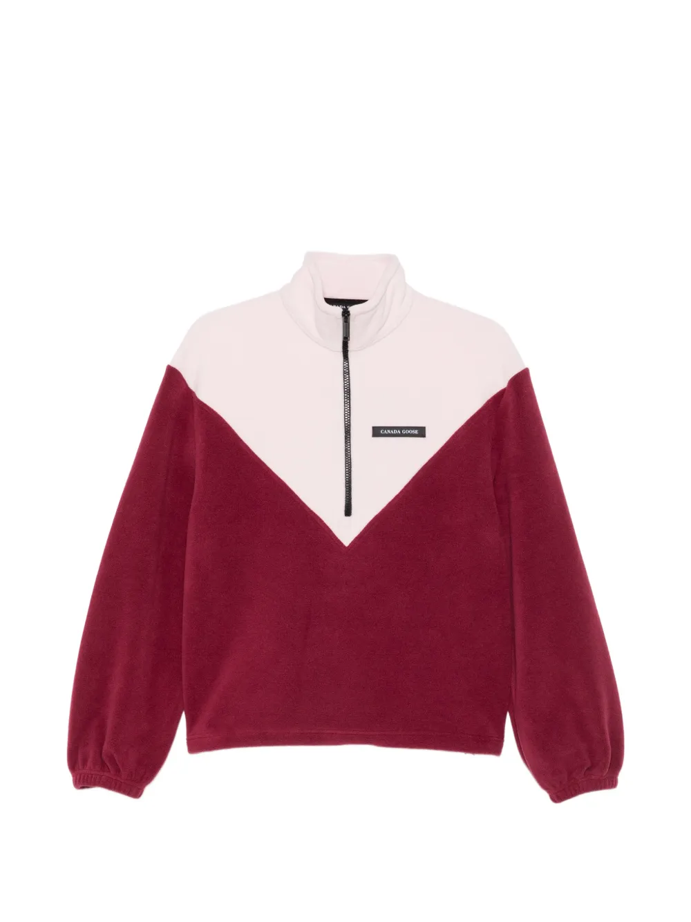 Canada Goose colour-block fleece sweatshirt