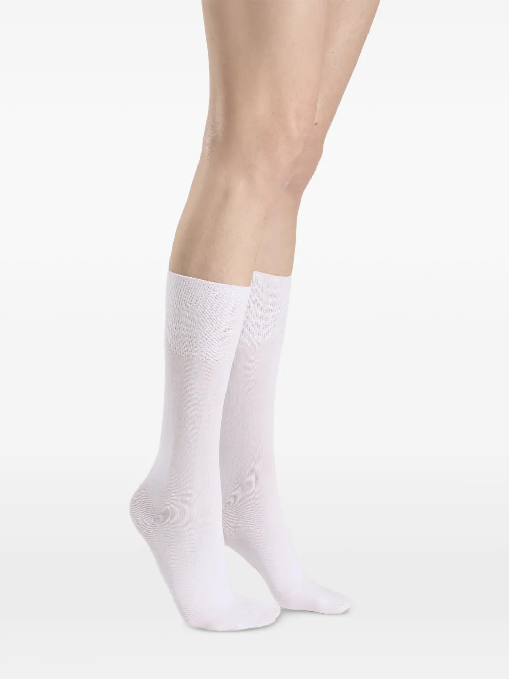 Wolford Sokken met gebreide rand Wit