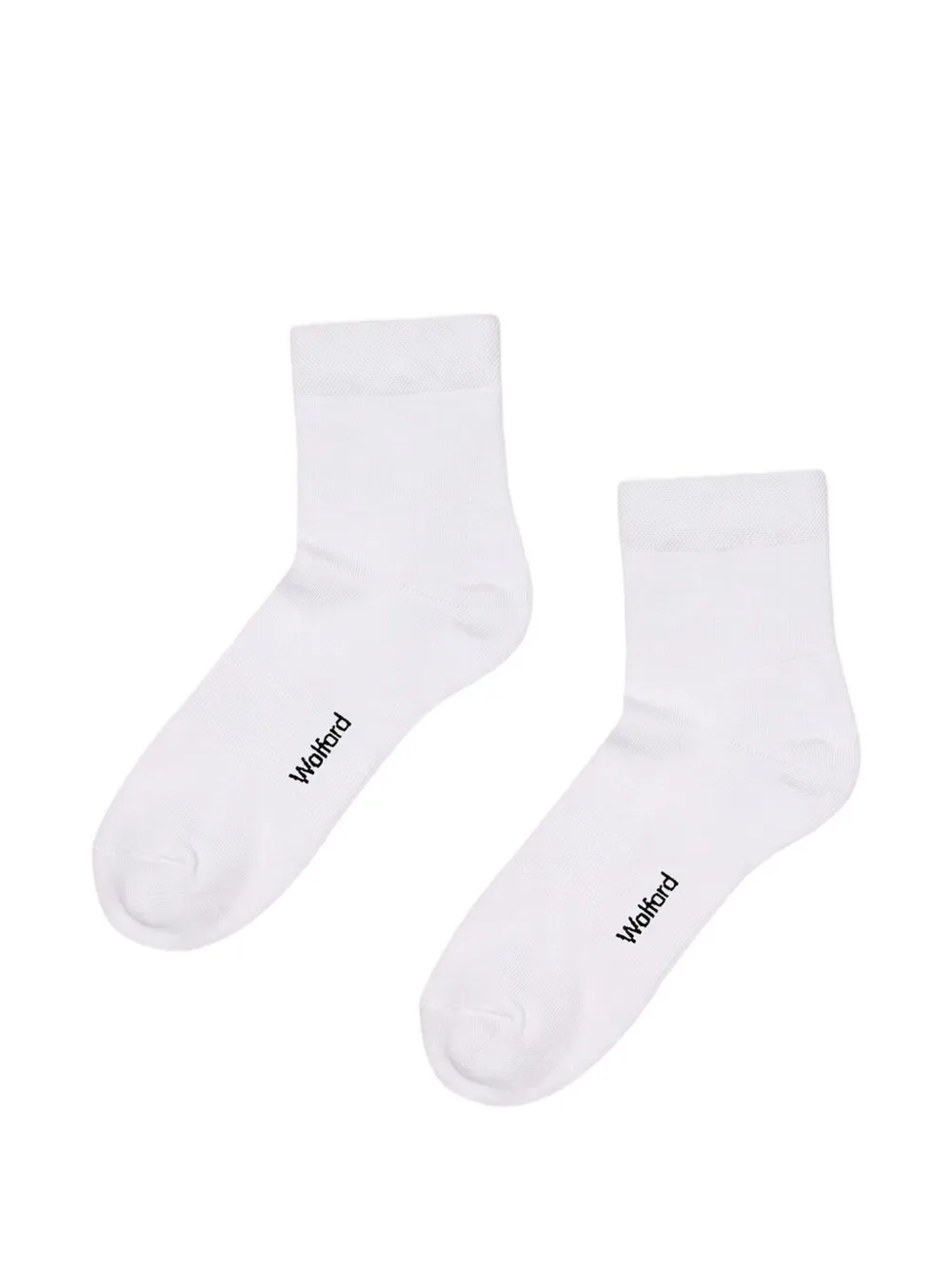 Wolford Calzini in spugna a coste (2 pezzi) - Bianco