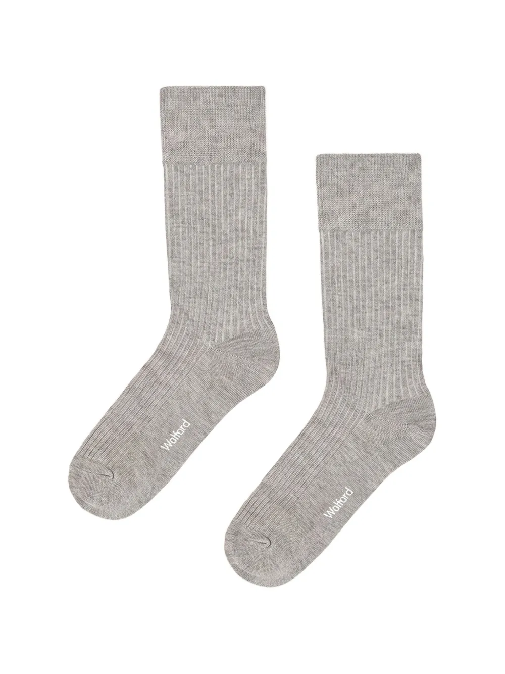 Wolford ribbed stretch-cotton socks - Grigio