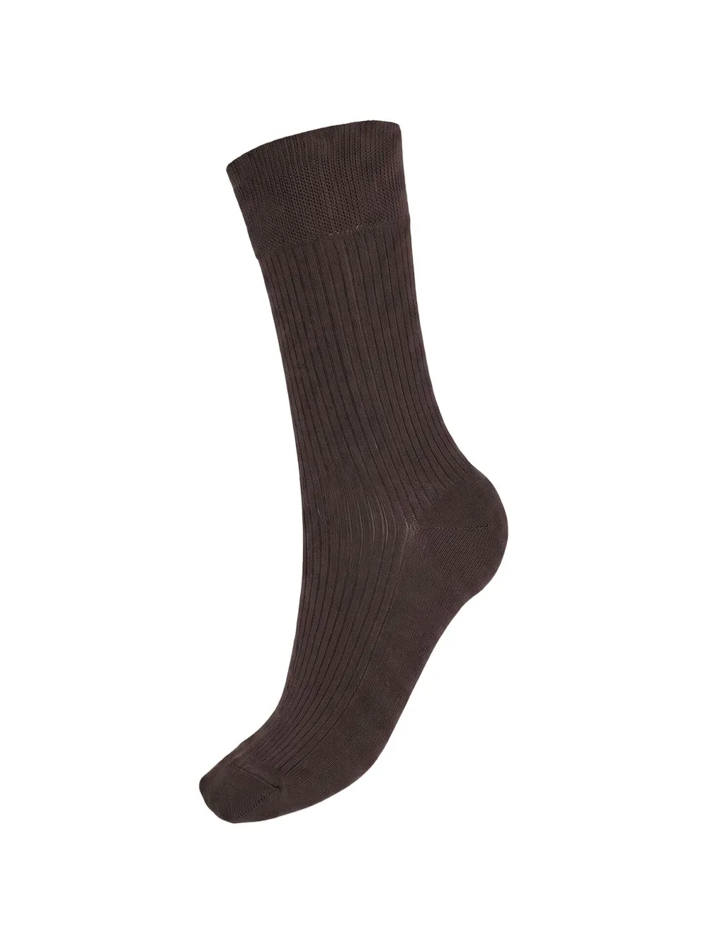 Wolford Geribbelde sokken van stretch-katoen Bruin