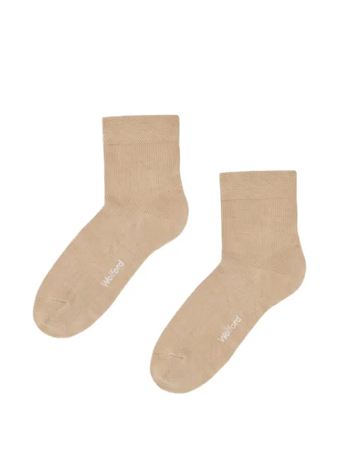 Wolford Calzini a coste in maglia di spugna
