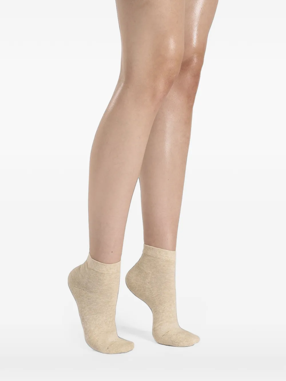 Wolford ribbed terry-knit socks Beige