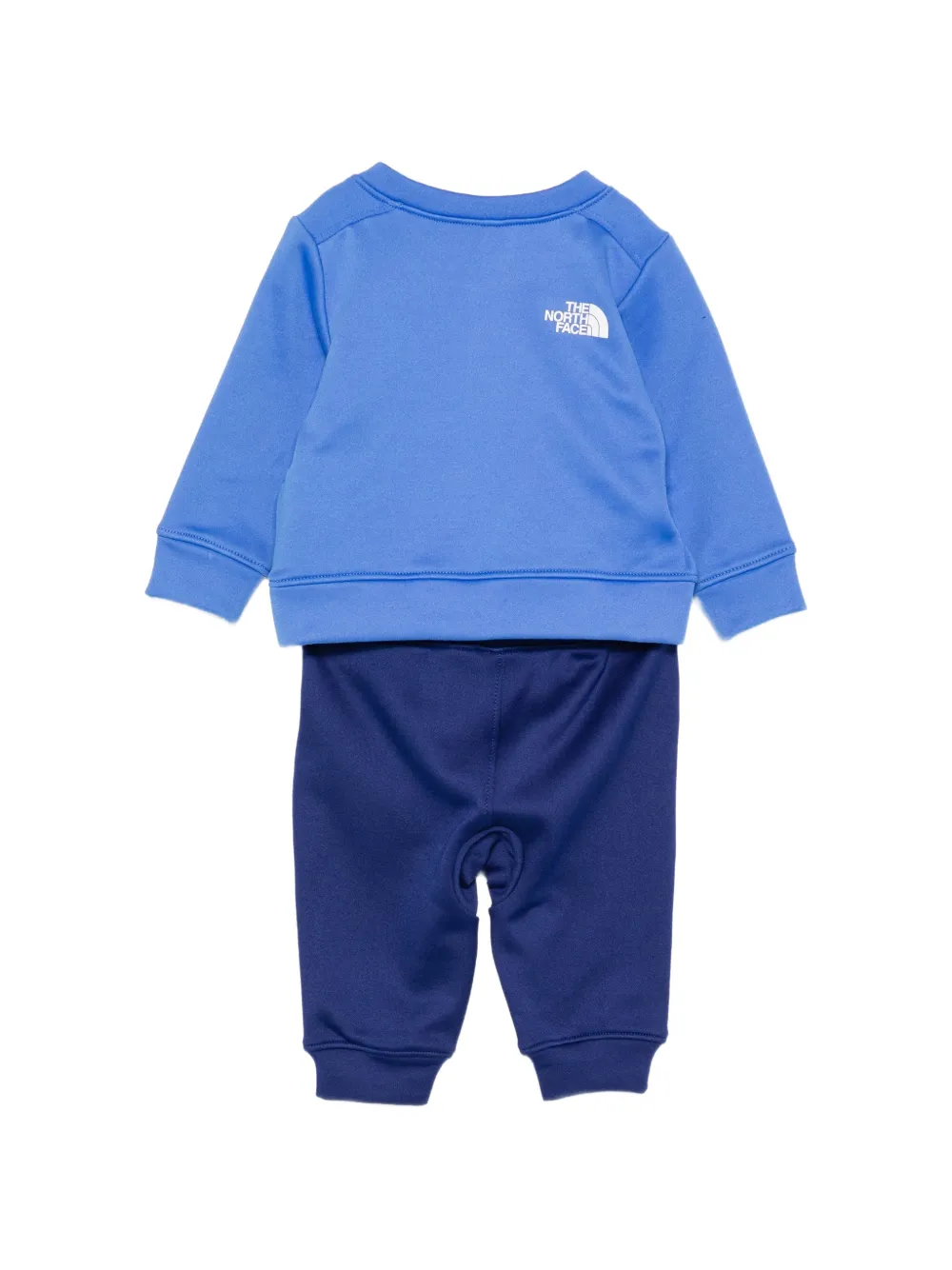 The North Face Kids logo-embroidered tracksuit set Blauw