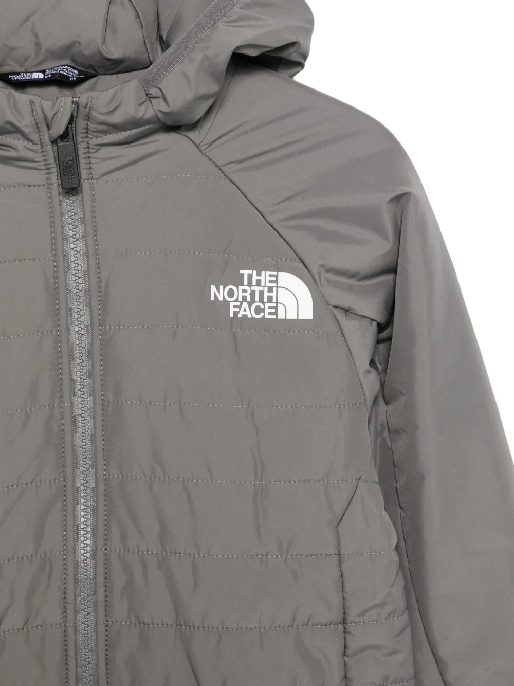 The North Face Kids B Never Stop gewatteerd jack met capuchon Grijs