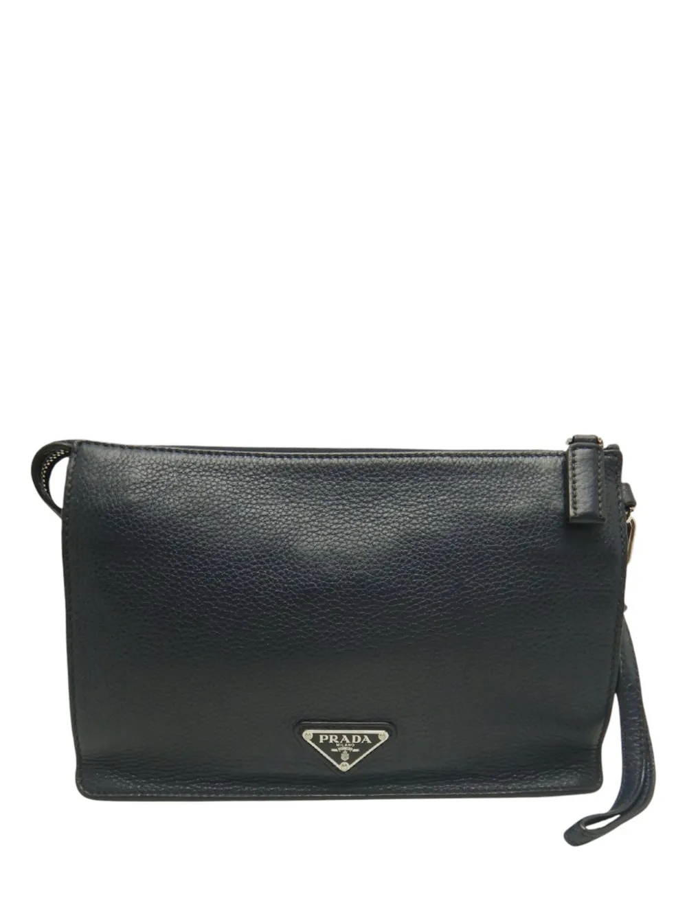 Prada Pre-Owned 2013-2026 Vitello City Wristlet clutch bag - Blu