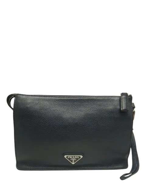 Prada Pre-Owned 2013-2026 Vitello City Wristlet clutch bag