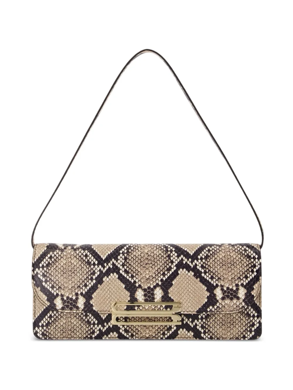 Victoria Beckham Dorian snakeskin-effect shoulder bag