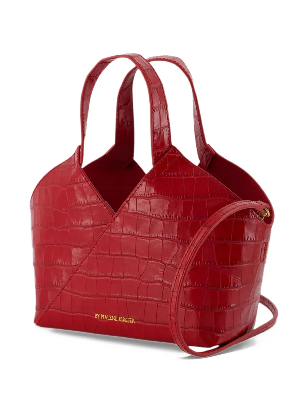 By Malene Birger Lullie leather cross body bag Rood