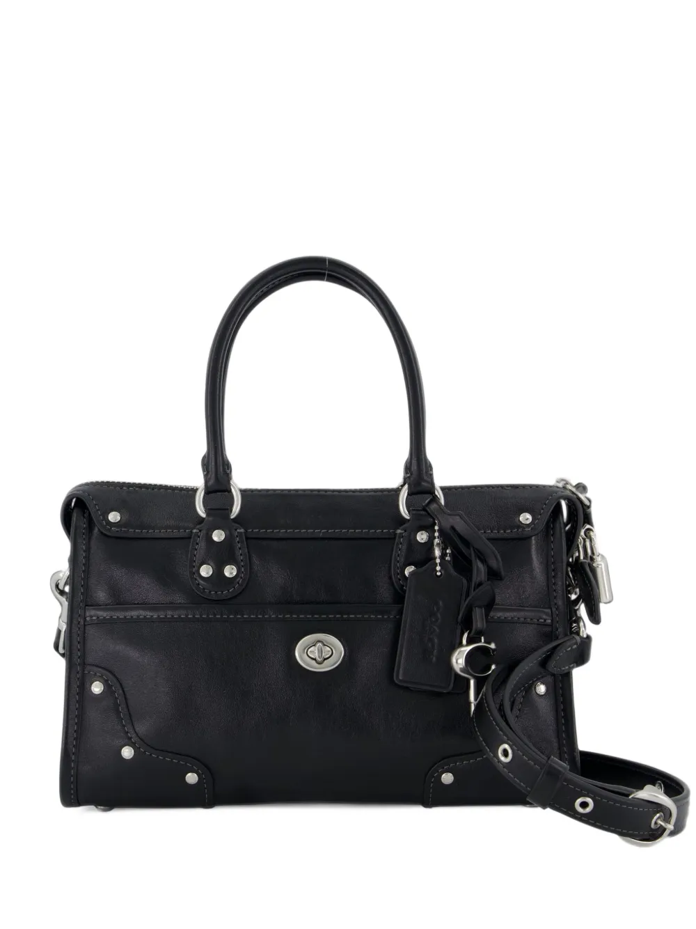Coach Rhyder satchel bag 24 - Black