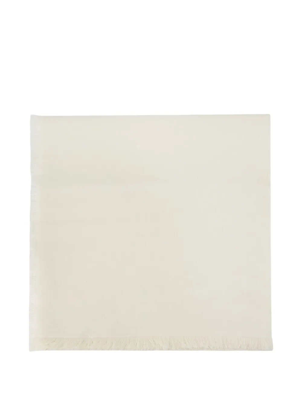 Kenzo gram fringed scarf Wit