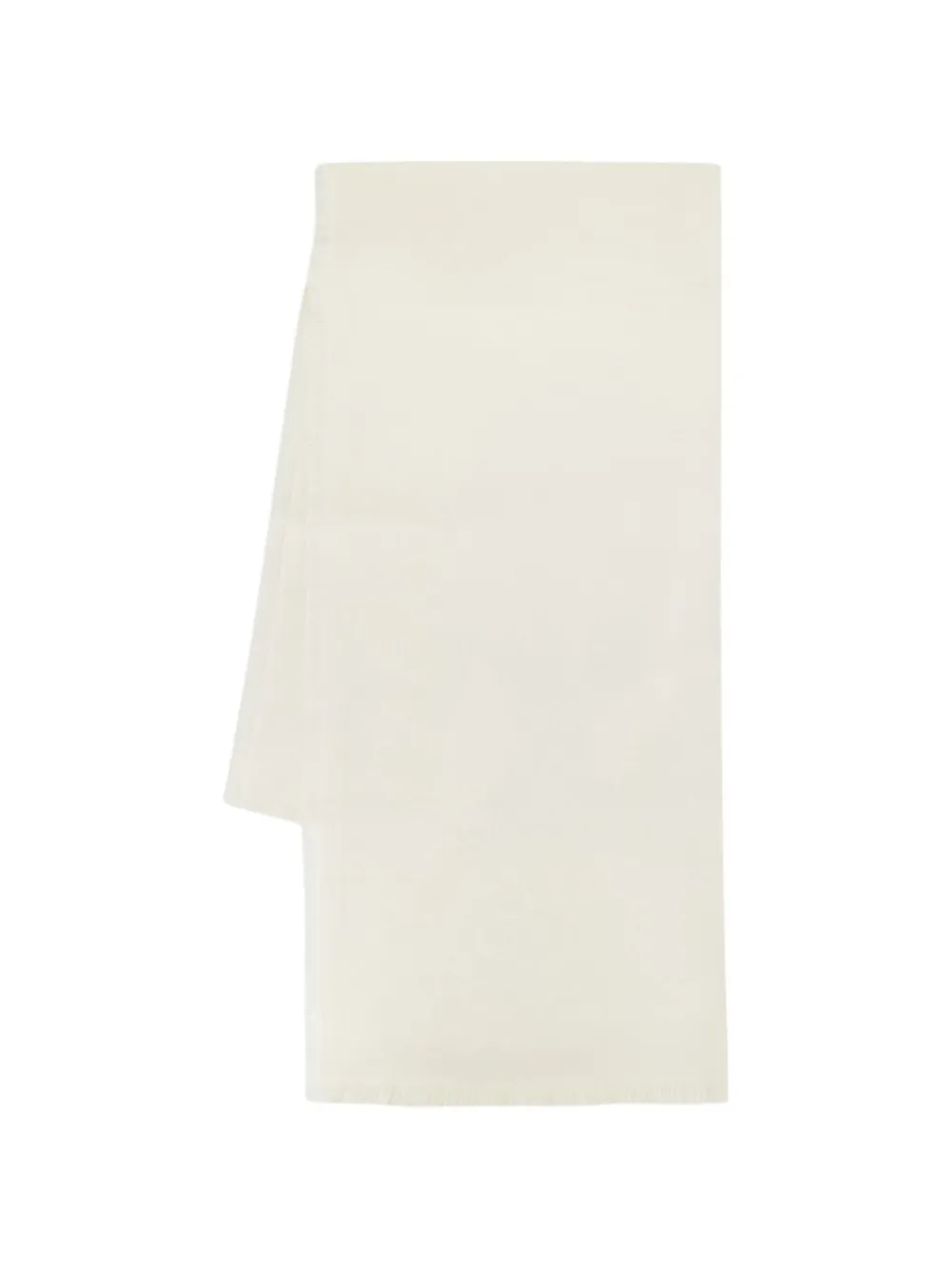 Kenzo Kenzogram fringed scarf - White