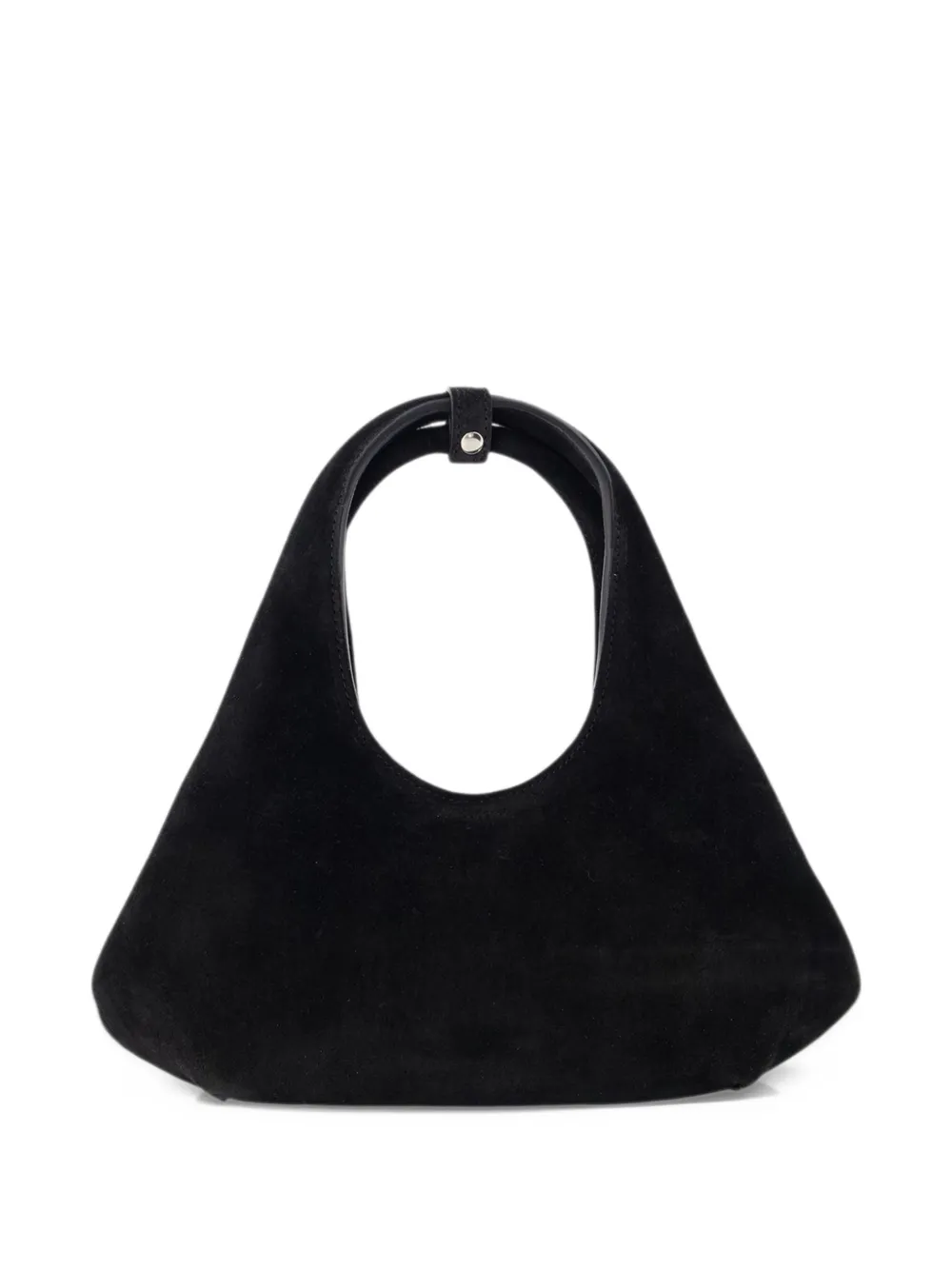 Coperni Folded suede shoulder bag Zwart