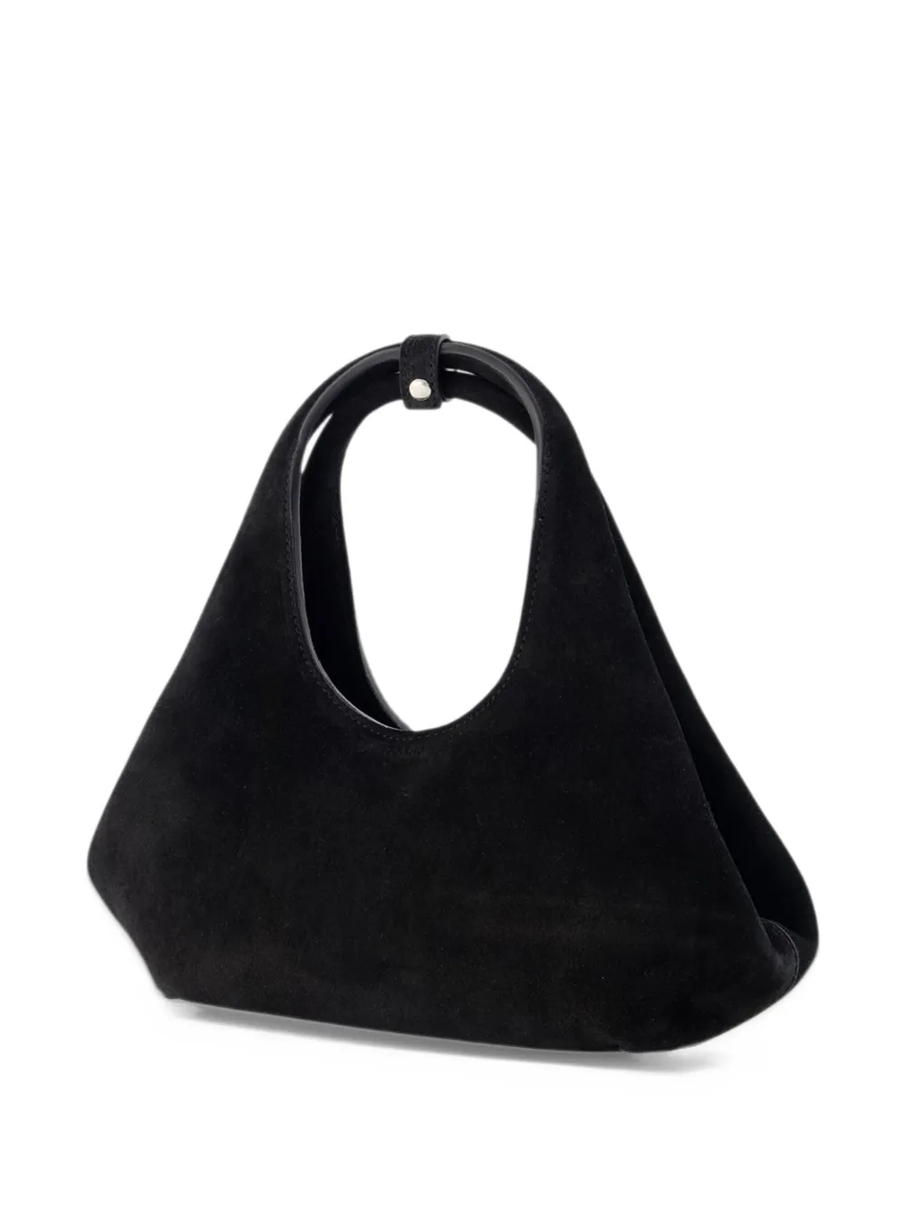 Coperni Folded suede shoulder bag Zwart