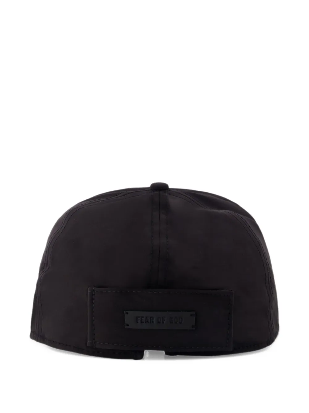 Fear Of God Eternal logo-appliqué cap Zwart