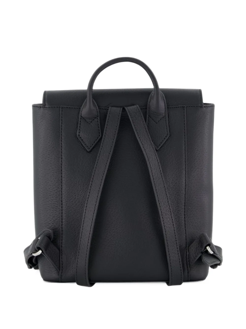 Vivienne Westwood Gene Daypack leather backpack Zwart