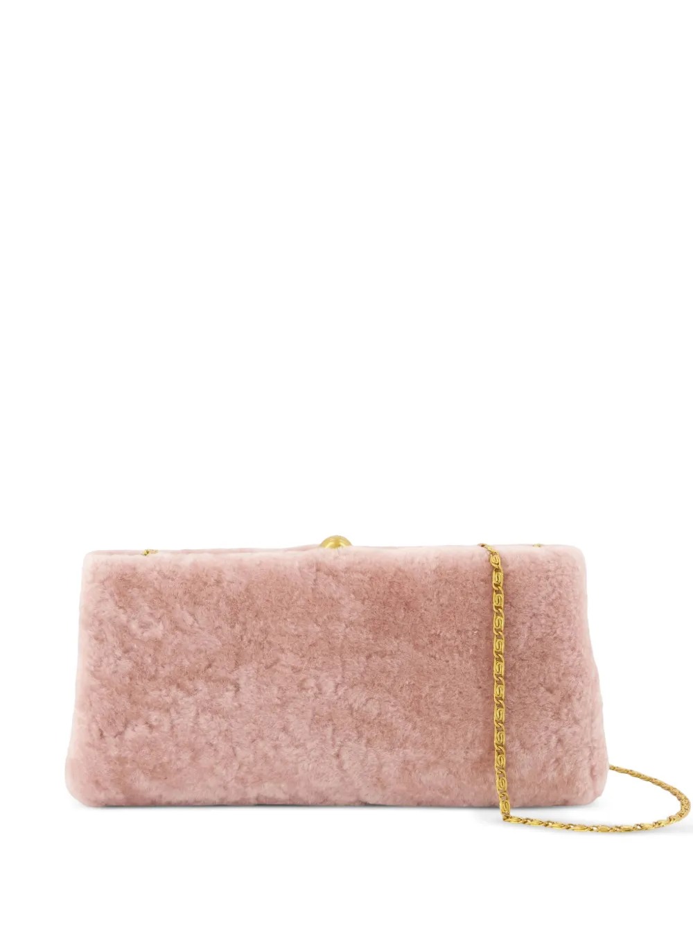 By Malene Birger Ellon shearling clutch bag