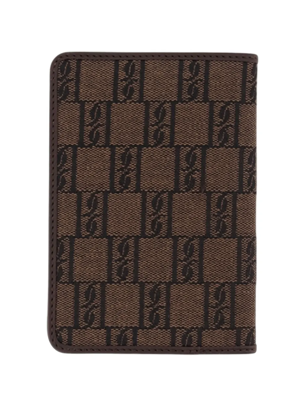 By Malene Birger Cara paspoorthoes met monogram patroon Bruin