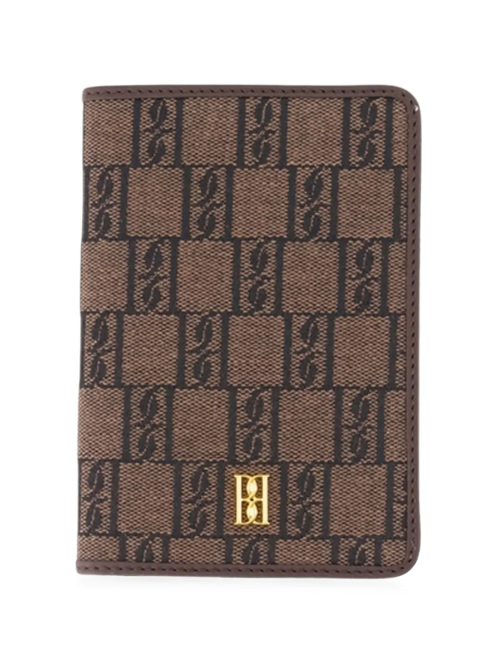By Malene Birger Cara monogram-pattern passport holder · One Size