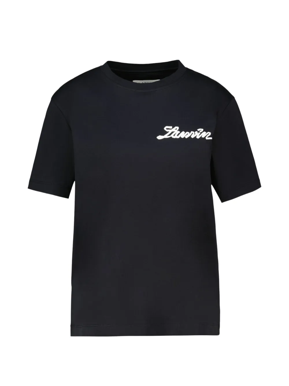 Lanvin Logo-print Cotton T-shirt In Black