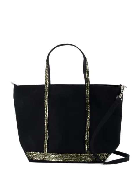 Vanessa Bruno sequin-embellished canvas tote bag