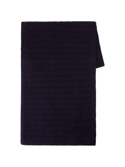 Officine Generale wavy-knit scarf