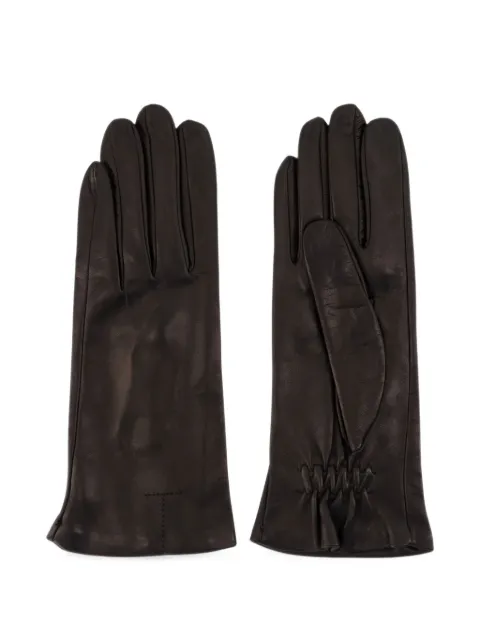 TOTEME calfskin leather gloves