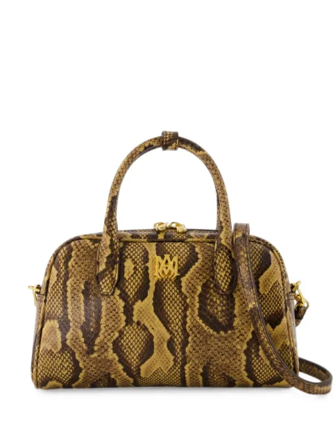 AMIRI python embossed MA bowling bag